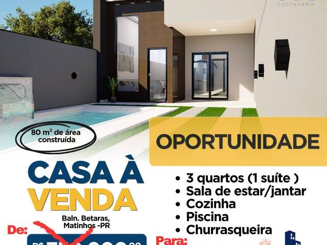 #673 - Casa para Venda em Matinhos - PR - 1