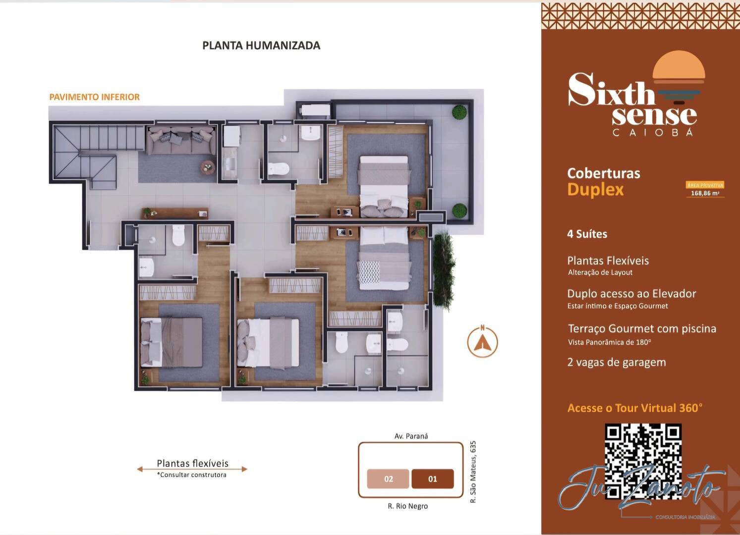 Cobertura, 4 quartos, 168 m² - Foto 6