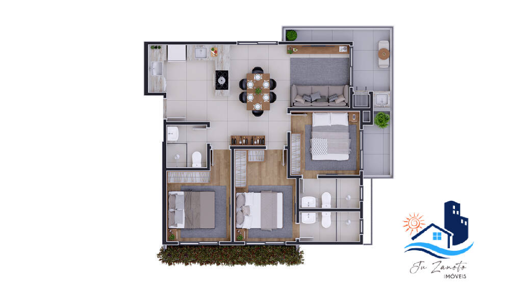 Cobertura, 3 quartos, 149 m² - Foto 13