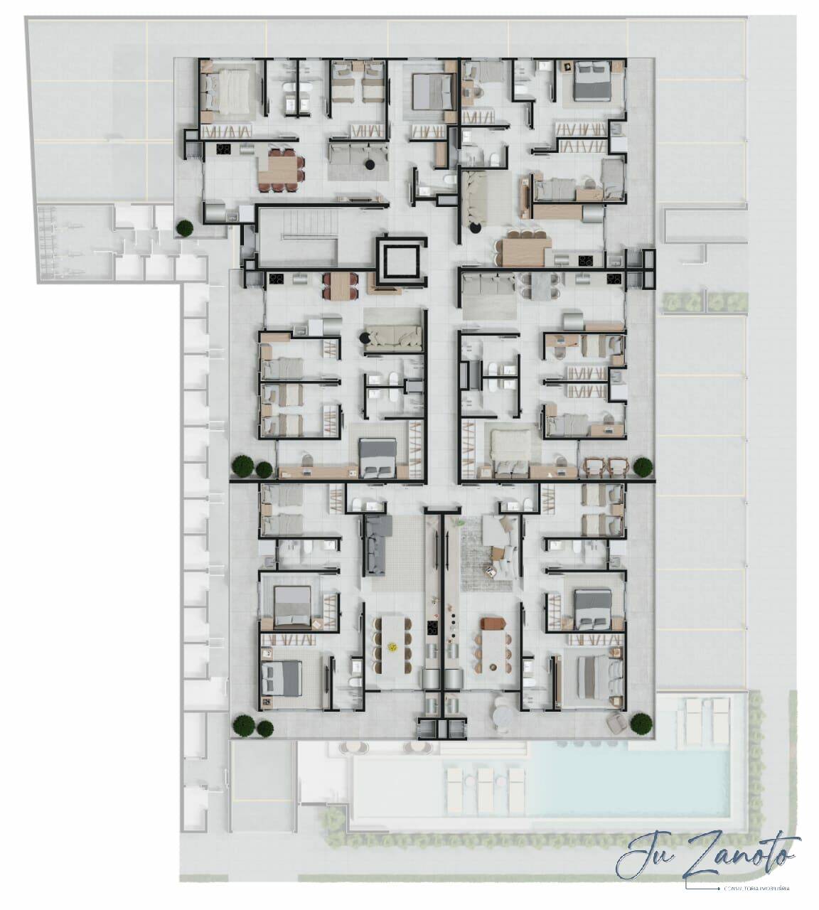 Apartamento, 3 quartos, 166 m² - Foto 19