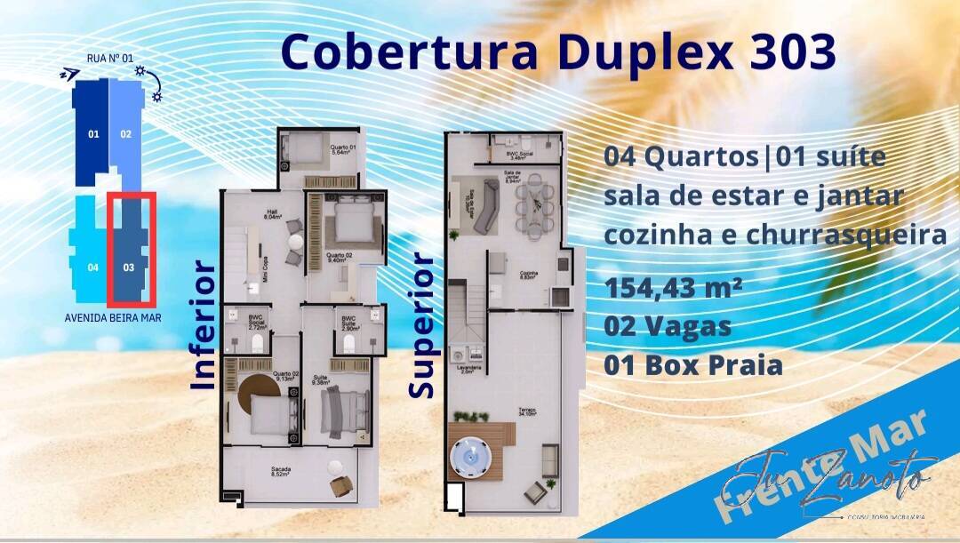 Cobertura, 3 quartos, 153 m² - Foto 13