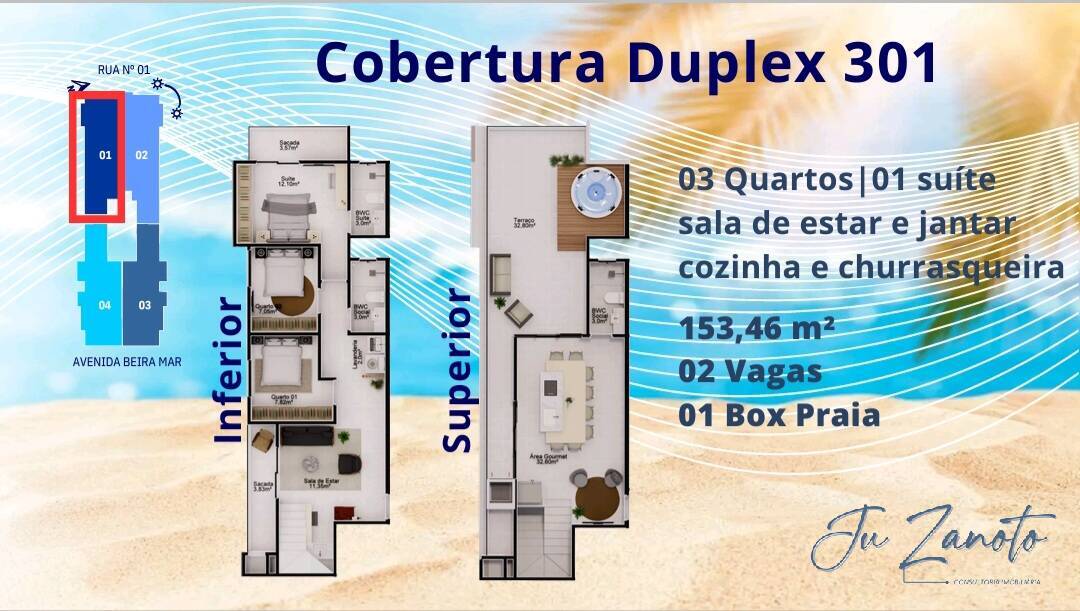 Cobertura, 3 quartos, 153 m² - Foto 11