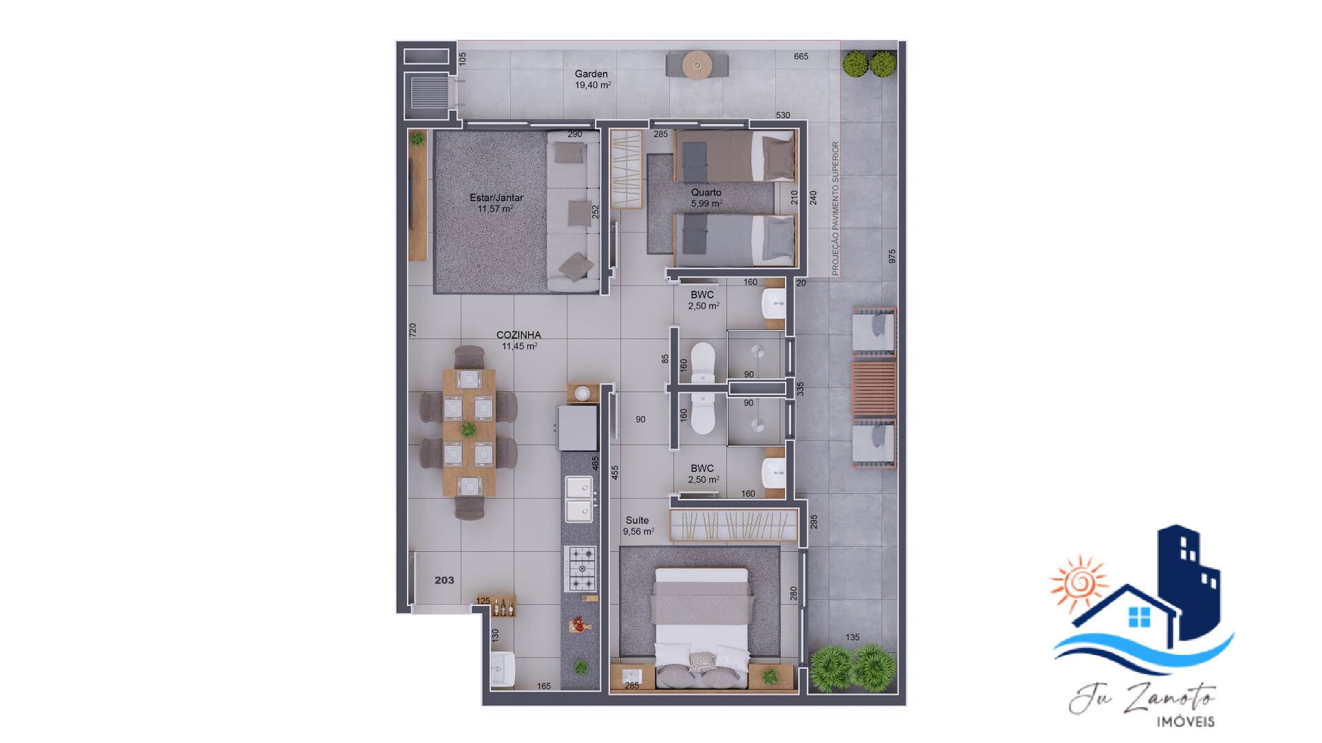 Apartamento à venda com 2 quartos, 58m² - Foto 5