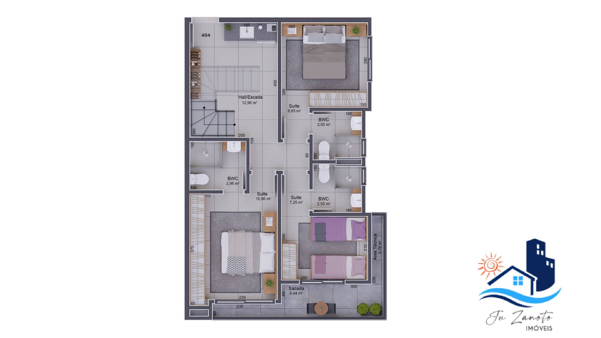 Apartamento à venda com 3 quartos, 96m² - Foto 8