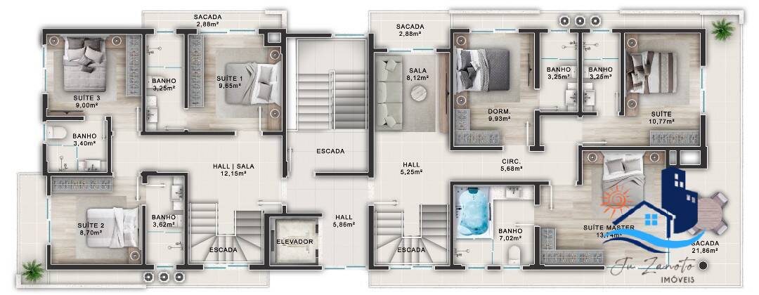 Cobertura à venda com 3 quartos, 224m² - Foto 21