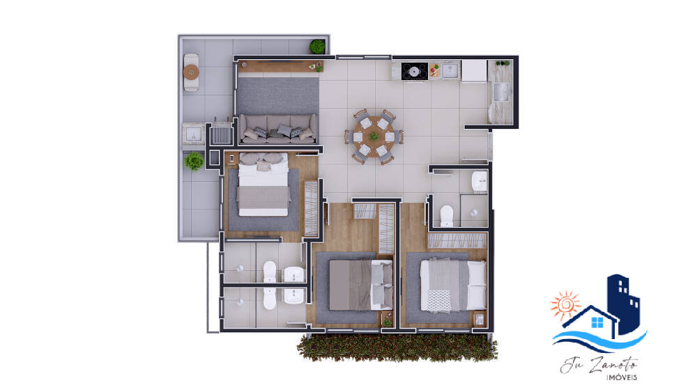 Apartamento, 3 quartos, 76 m² - Foto 14