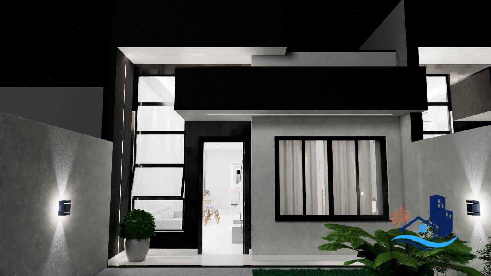 Casa, 3 quartos, 70 m² - Foto 1