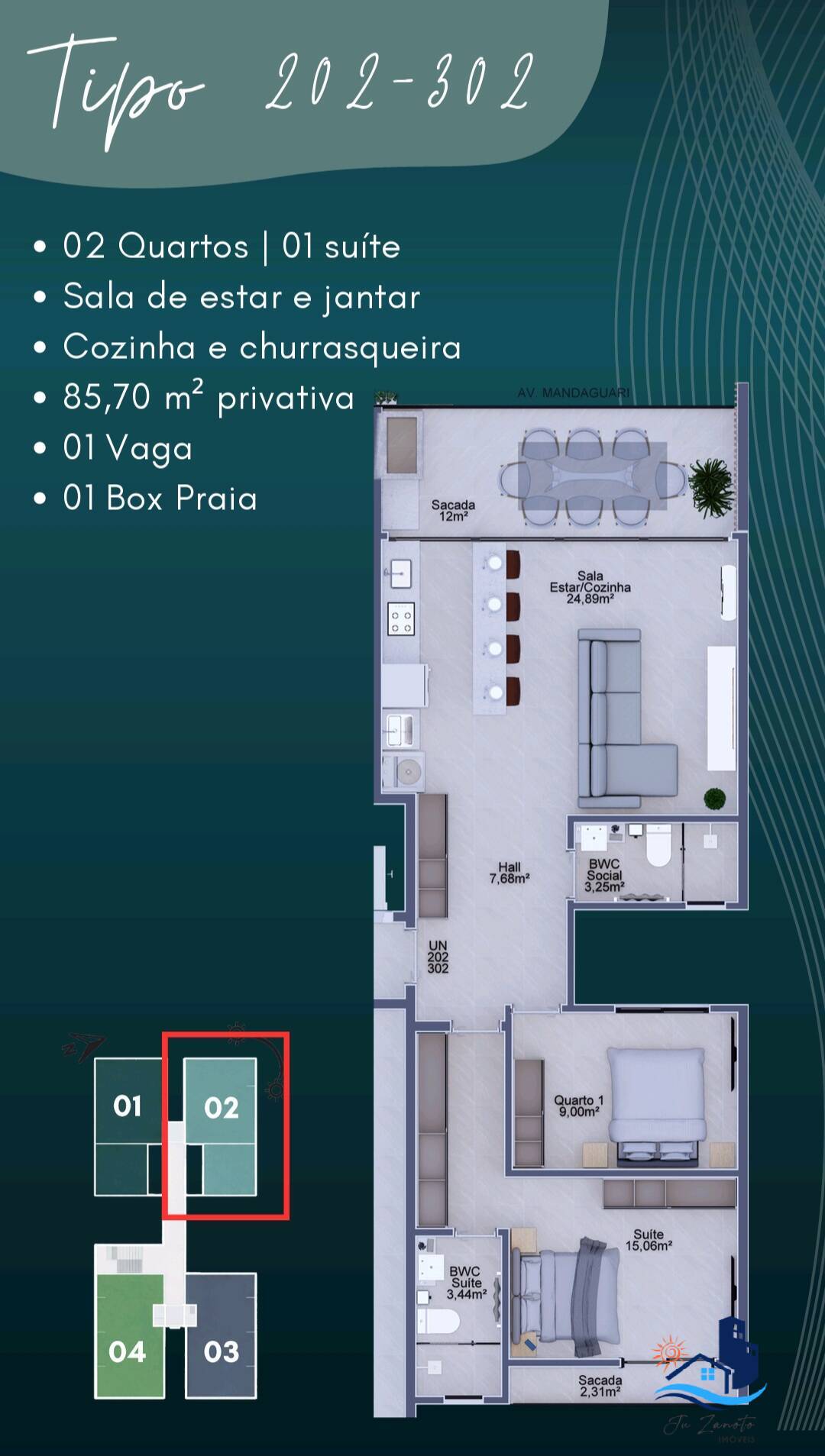 Apartamento, 2 quartos, 92 m² - Foto 8