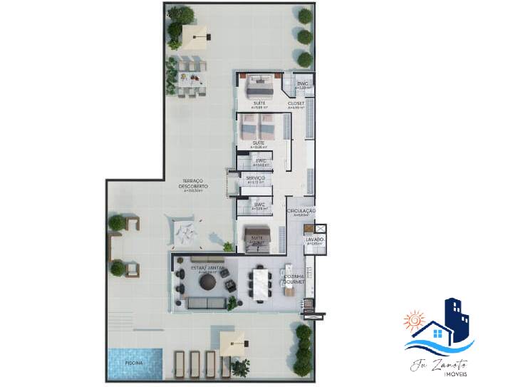 Apartamento, 3 quartos, 130 m² - Foto 4