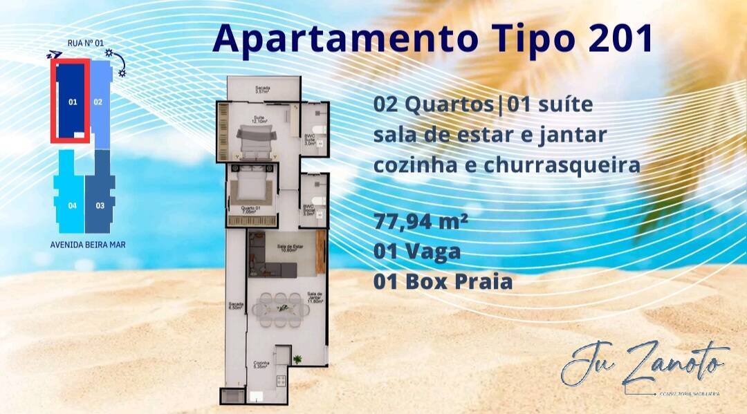 Apartamento à venda com 2 quartos, 78m² - Foto 10