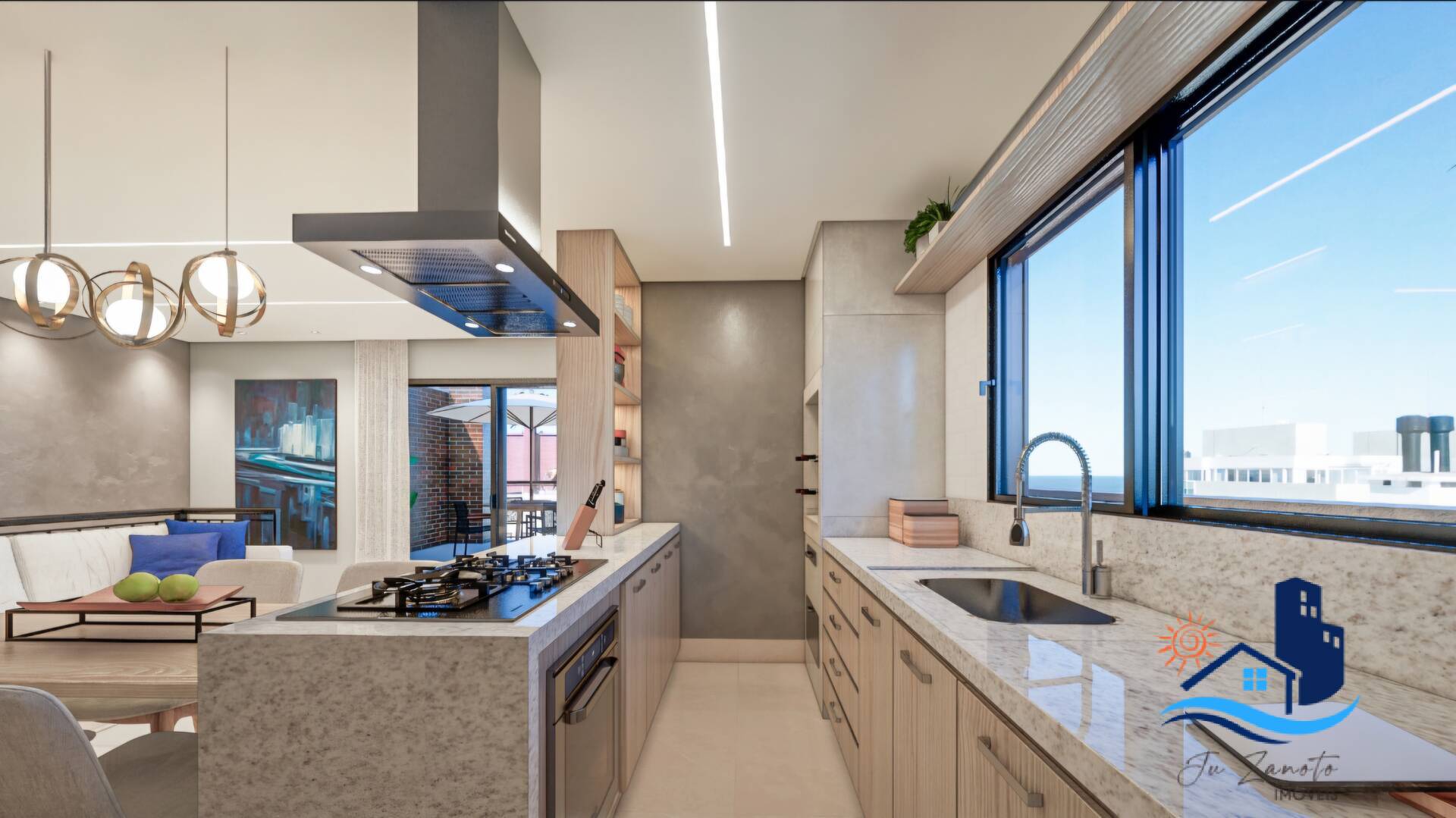 Apartamento à venda com 3 quartos, 203m² - Foto 3