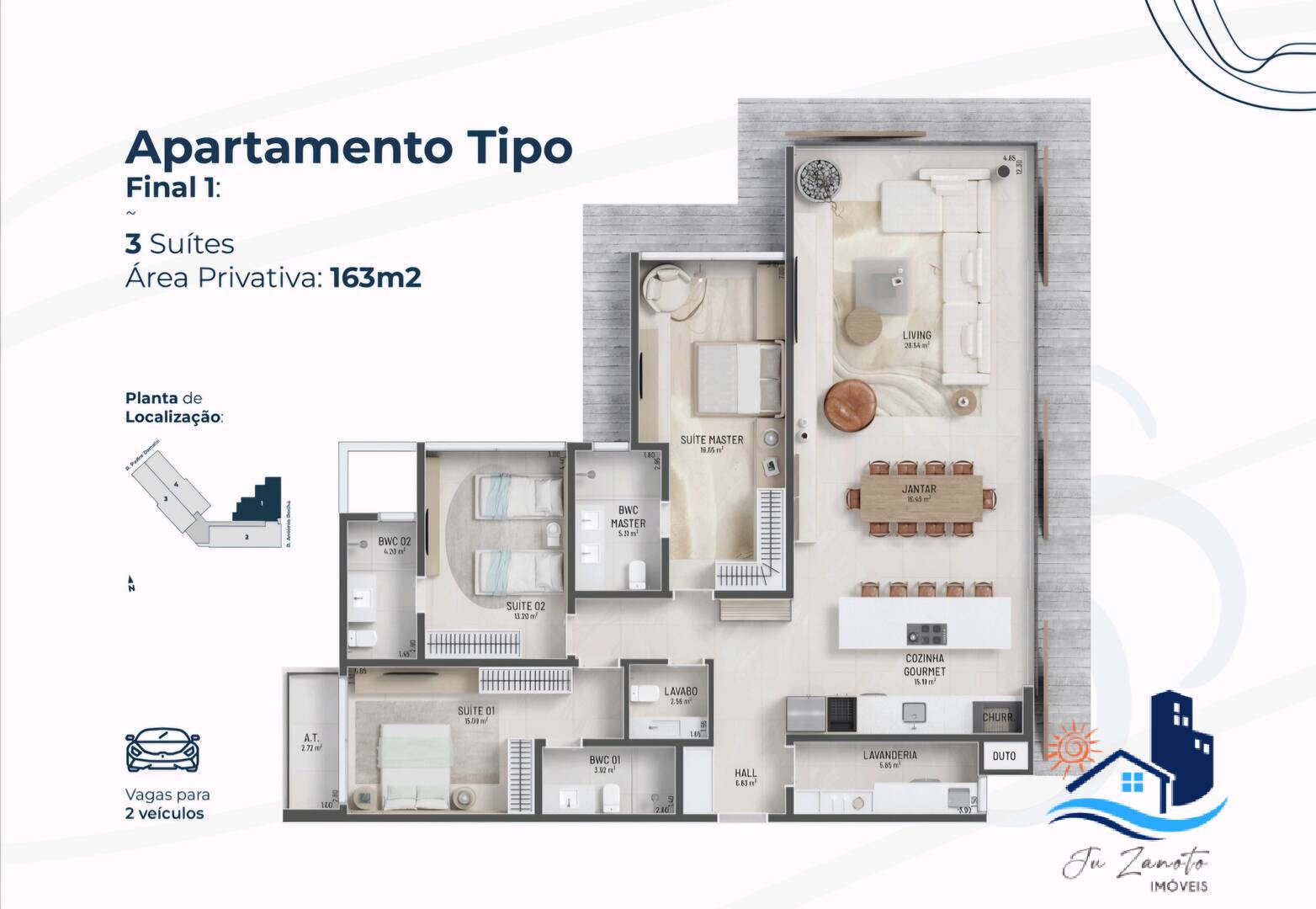 Apartamento à venda com 3 quartos, 203m² - Foto 15